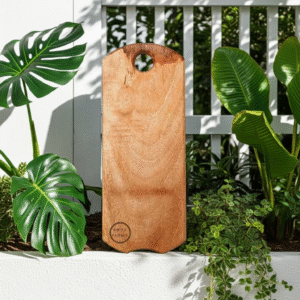 Small Wooden Cutting Board With Handle - Mango wood