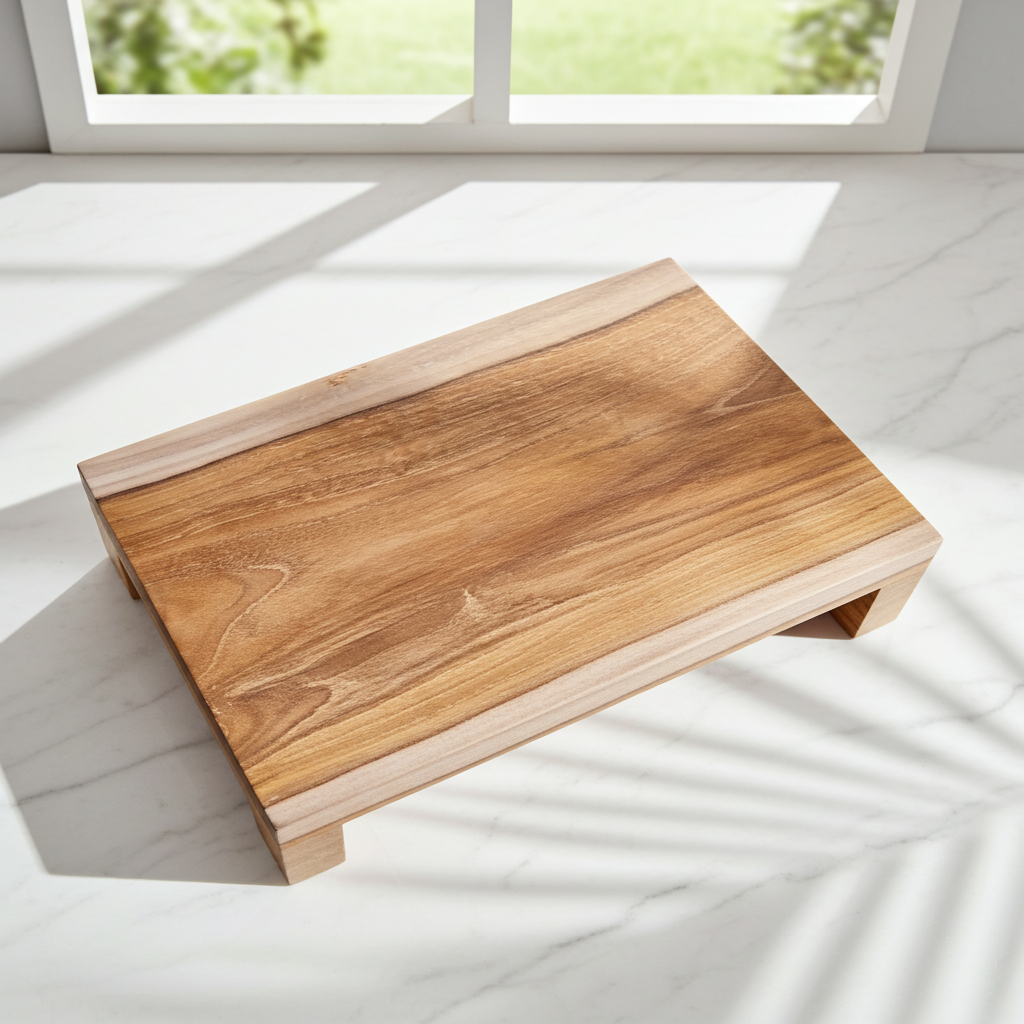 Elevated Teak wood Cutting Board
