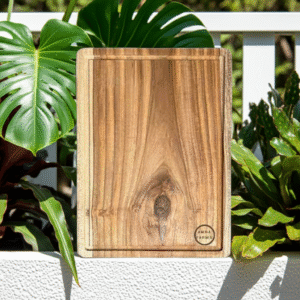 Single Block Teak wood cutting Board - Large