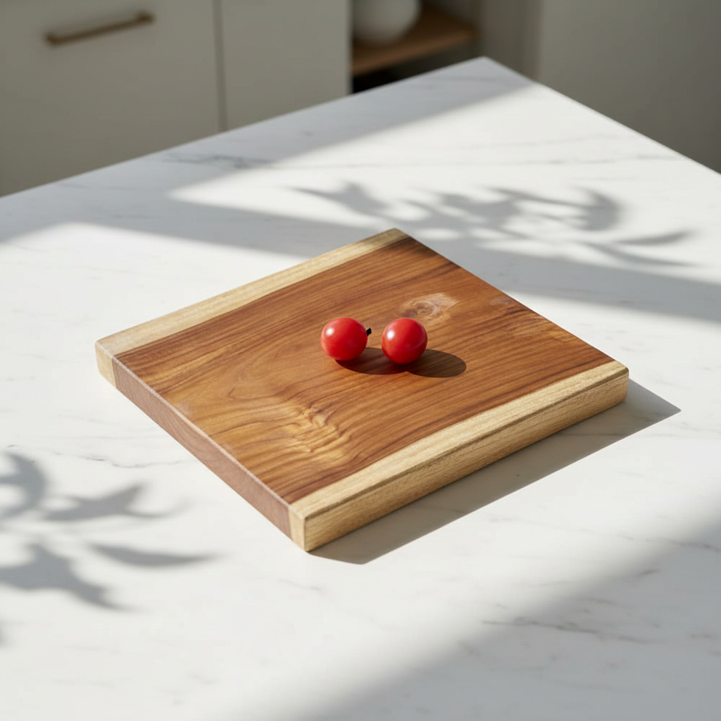 Square Teak wood Cutting board
