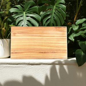 Single Block Teak wood medium sized cutting board